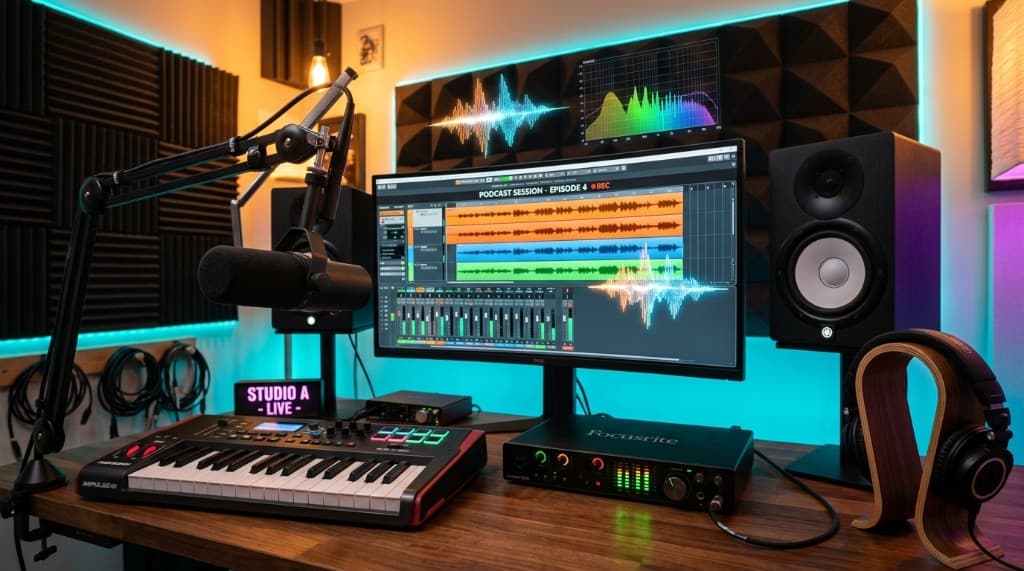 studio and audio production